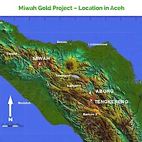 Miwah Gold Project – Location in Aceh