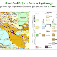 Miwah Gold Project – Surrounding Geology