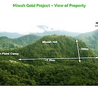 Miwah Gold Project – View of Property